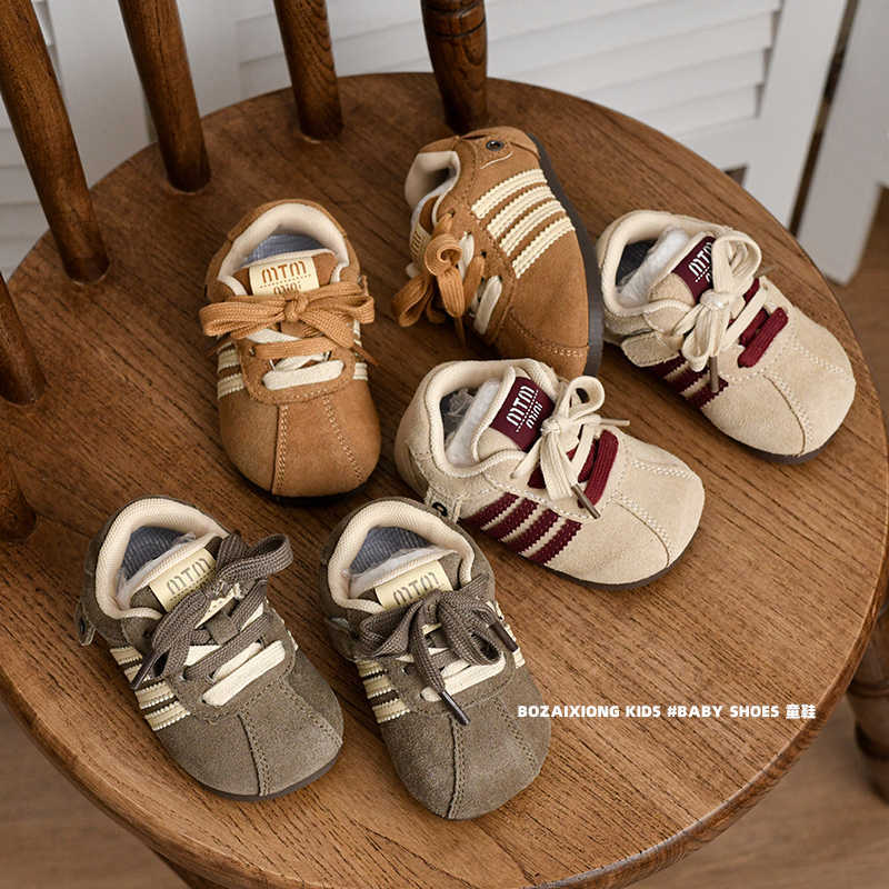 Athletic Outdoor 2025 Spring New Boys Sports Shoes Girls Moral Training Shoes Babys Shoes Childrens Casual Shoes Childrens Board ShoesY250314MOED