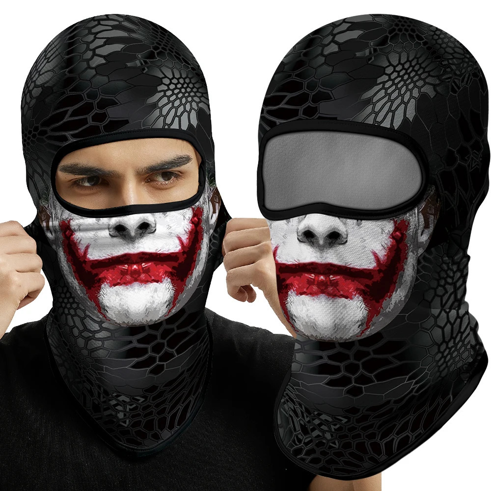 Winter Warmer Balaclava Joker Mascara Cycling Caps Motorcycle Face Shield Ski Mask Snowboard Helmet Liner Skull Kominiarka Men 250314