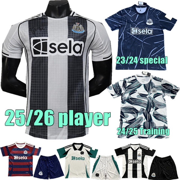 ISAK BRUNO G. newcaslte united 2025 Soccer Jerseys TONALI GORDON newcaste 25/26 football shirt JOELINTON LIVRAMENTO NUFC jersey Men Kids kit