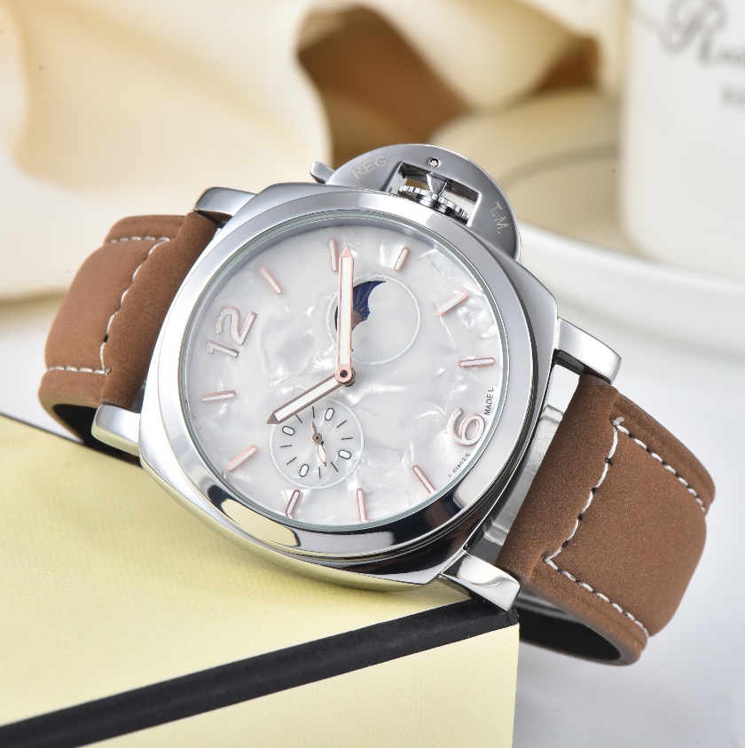 2025 Luxury PANERIly Mens womens High quality quartz LUNDity watches man lady brand Fashion leather strap Sports Wristwatches Modern watches bracelet #86