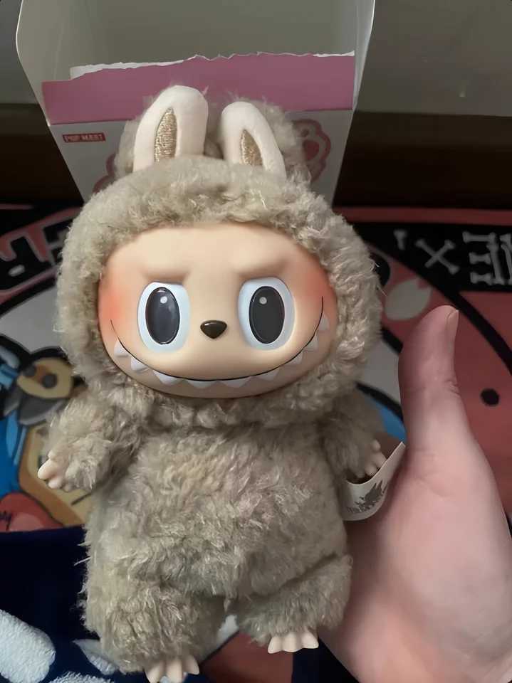 Original Pop Mart Blind Box Monster Labubu V1 Heartbeat Macaron Vinyl Base Series Plush Doll Mystery Box Surprise Gift Toy W250315