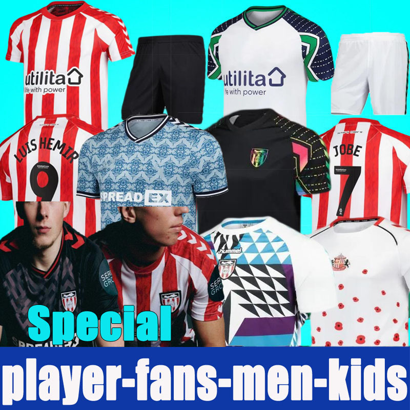 24 25 SUNDERLAND Special Soccer Jerseys away Home STEWART SIMMS ROBERTS AMAD CLARKE DAJAKU EMBLETON EVANS O'NIEN Football Shirt 25 26 PRITCHARD Men Kids Kit XXXL 4XL