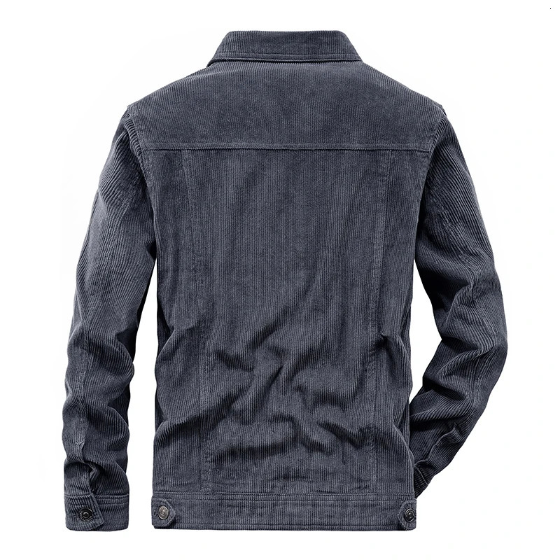 Spring and Autumn Mens Fashion Leisure Outdoor Sports Retro Corduroy Coat Mountain Clothing Cotton Jacket 250313