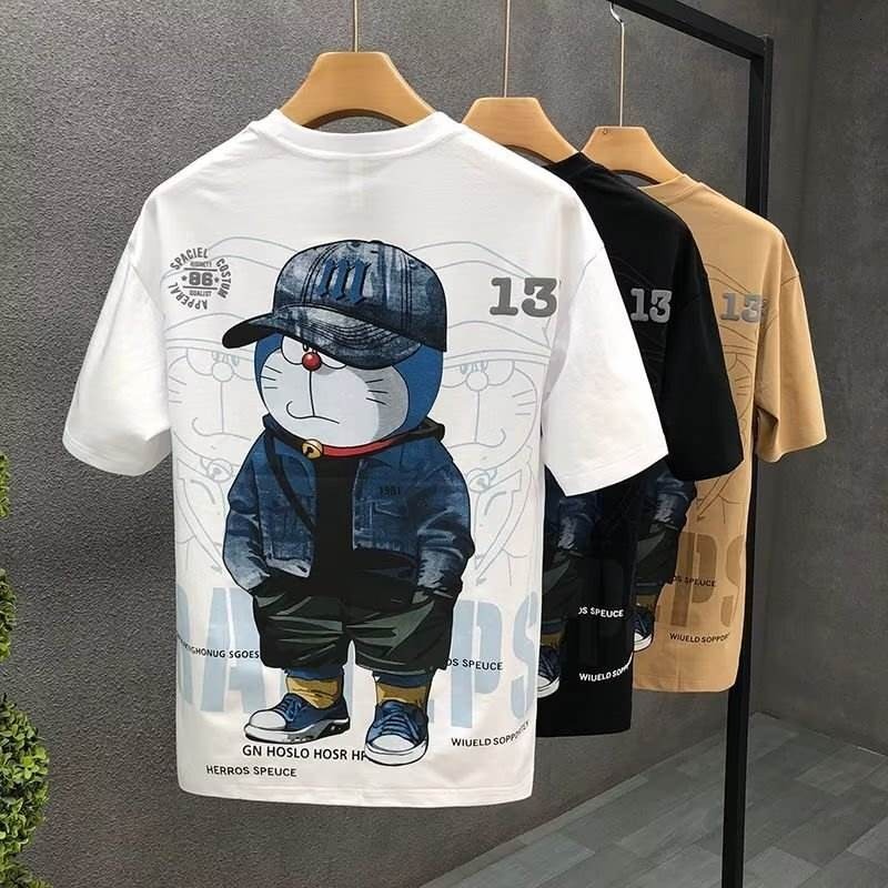 Designer Summer Men's T-shirt 2025 New Slim Fit Round Neck Short Sleeved Street Style High-end Half Sleeved Outdoor Casual Sportswear
