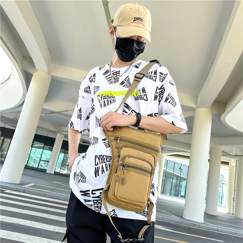 Outdoor motorcycle backpack riding and leg multi compartment men's travel sports waist, Luya fishing gear designer