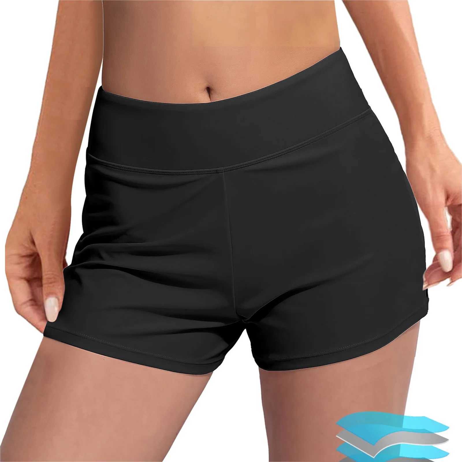 Womens swimsuit shorts mens Akproof swimsuit shorts wide waistband swimsuit bikini bottom womens swimsuitXJ250315
