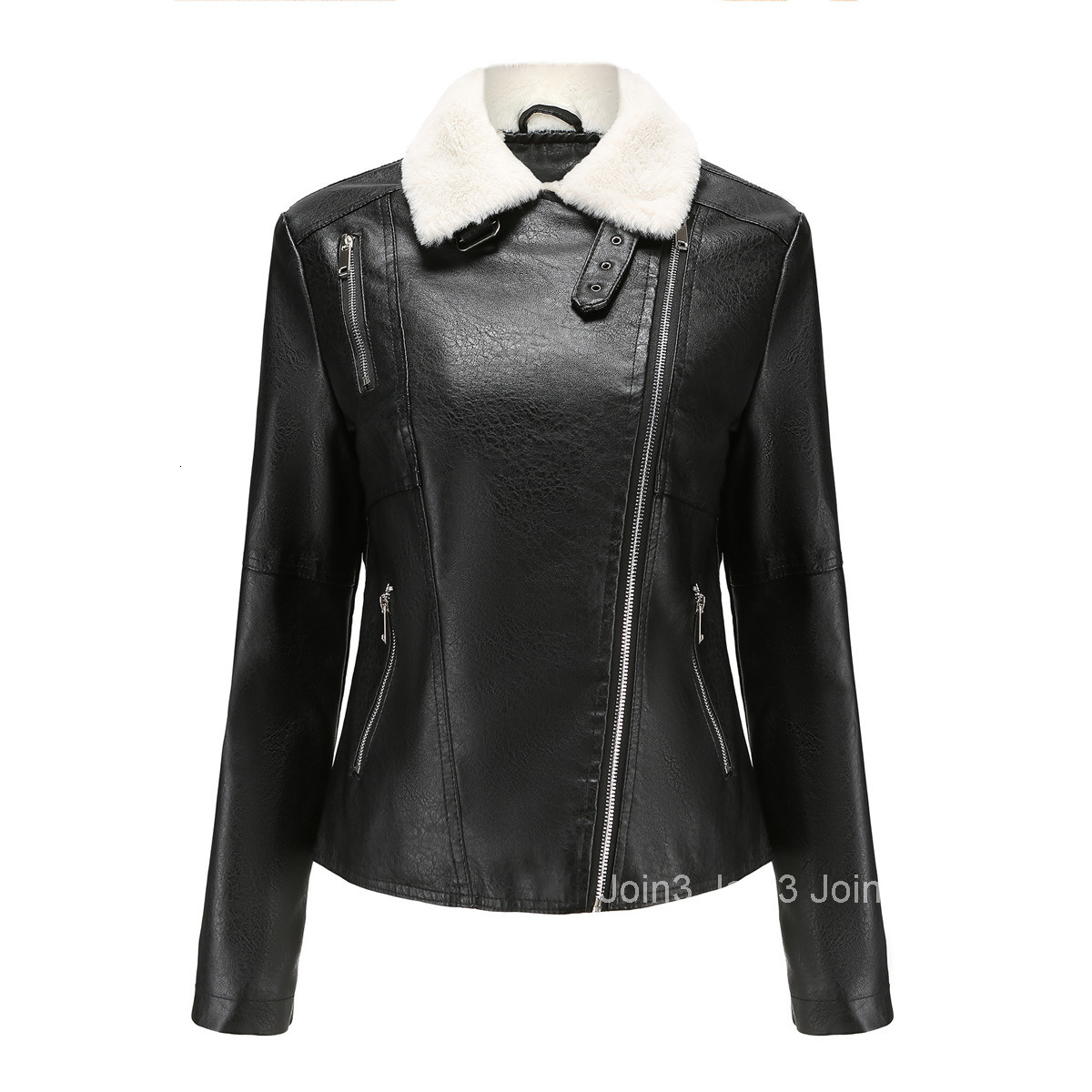 Fashion Autumn and Winter New Fur Integrated Fur Coat Womens Plush Long Sleeve Warm Coat Casual Size
