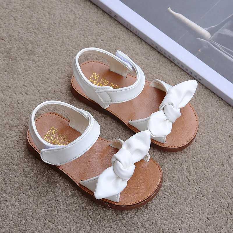 Girls Sandals Fashion Princess Classic Baby Girls Childrens Summer Sandals Childrens Sweet Summer Shoes Soft 21-30 Hot Selling BowT250315