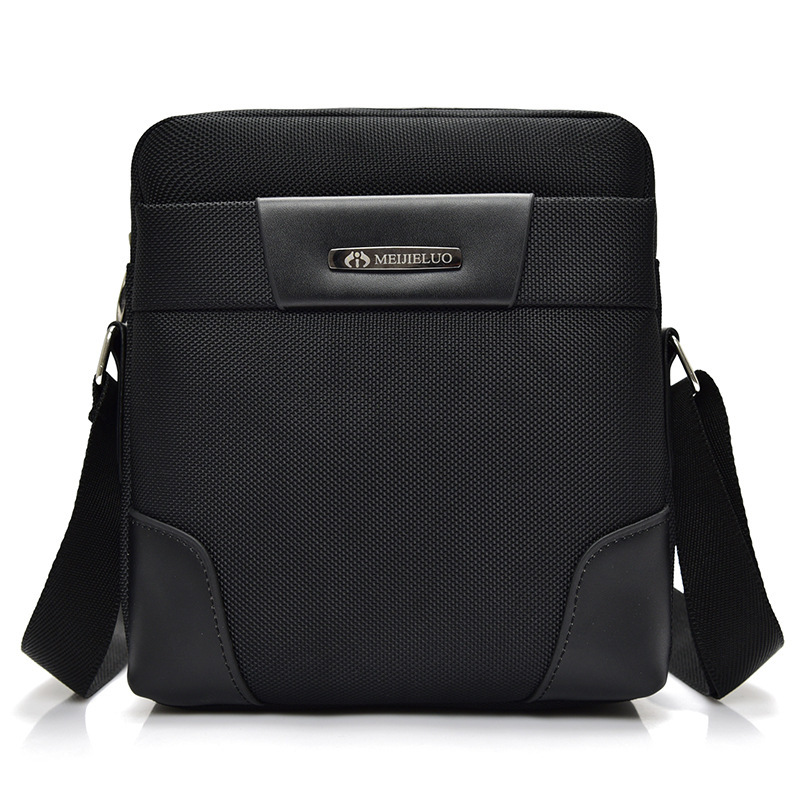 Trendy backpack fashionable one shoulder crossbody Korean version, men's casual business Oxford cloth small designer bag