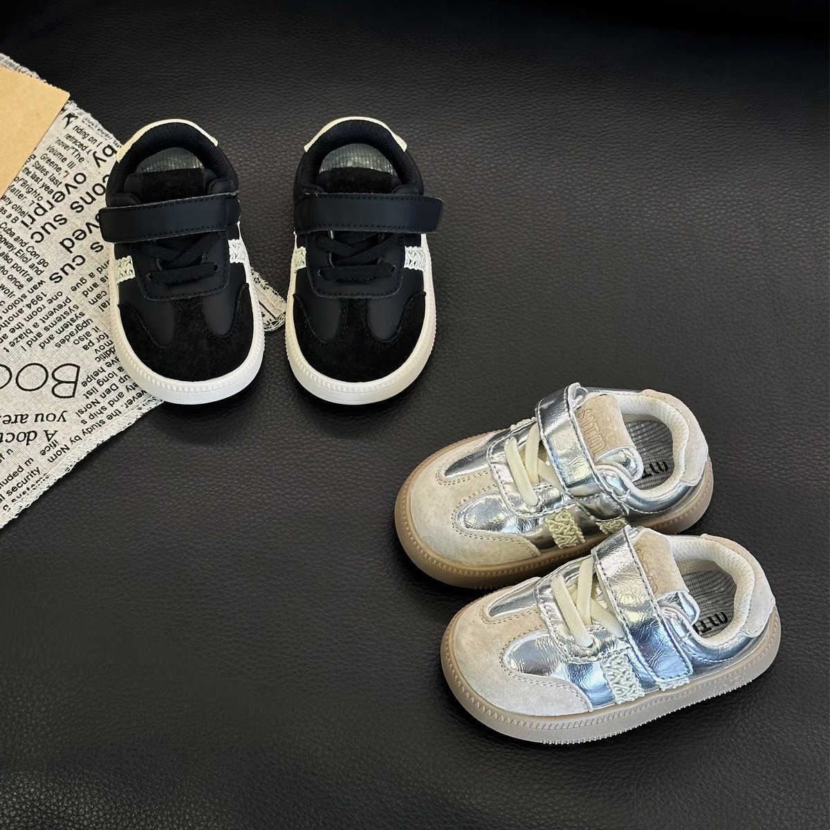 Athletic Outdoor Girls moral training autumn new style childrens board soft soled walking boys casual baby shoes trend C260130