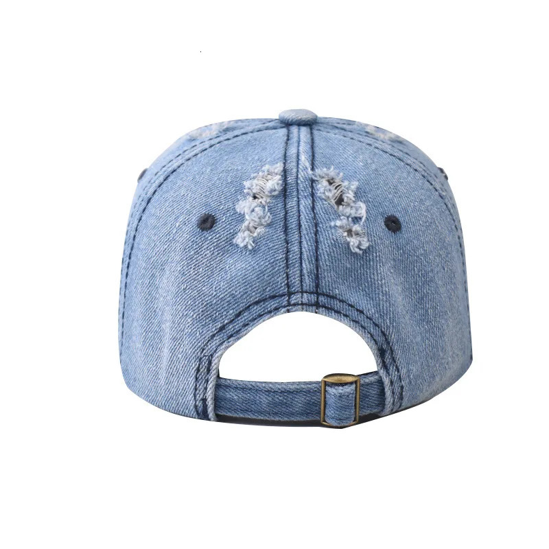 Womens baseball cap denim cotton retro hat womens baseball cap womens baseball cap 250314