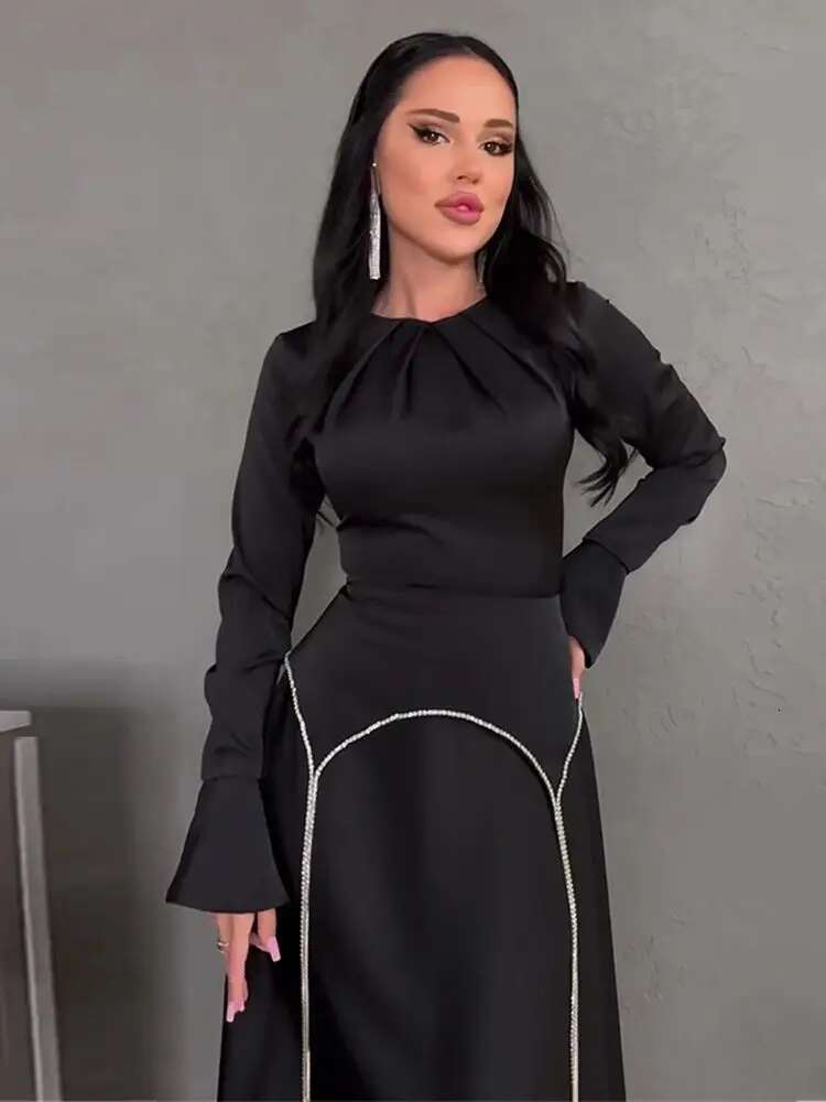 Ramadan Eid Satin Abaya Islam Muslim Dress Prayer Clothes African Dresses For Women Robe Musulmane Femme Vestidos Para Mujer
