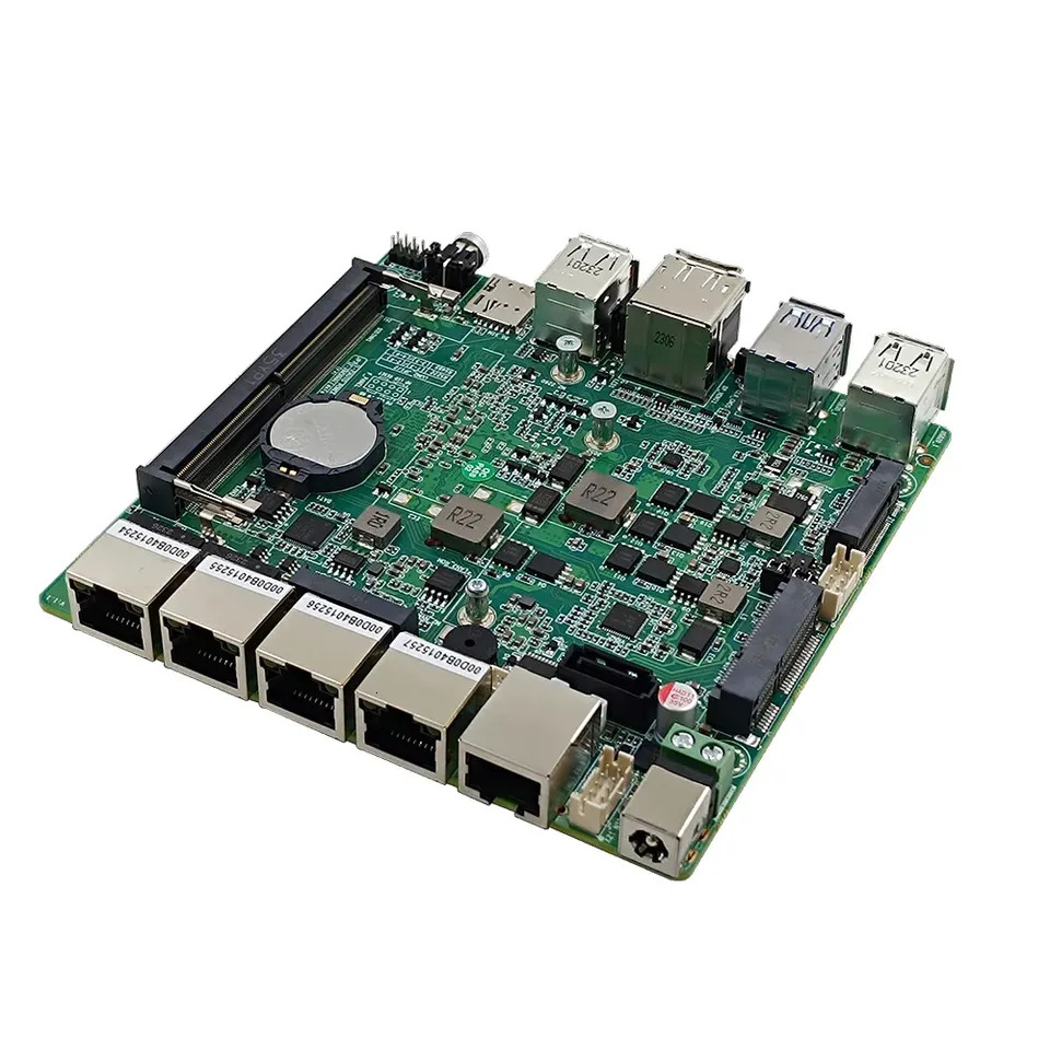 Intel Twin Lake N150 /N100 Soft Router Fanless Mini PC 4x Intel i226 2.5G LAN HD DP pfSense 4G/5G Firewall Appliance ESXI AES-NI