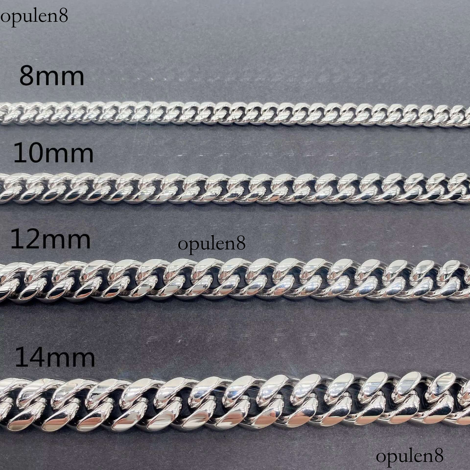 Wholesale Iced Out Cuban k Chain 8-10 mm Moissanite Sier Bracelets for Men Hip Hop Gift 16K GOLD Platinum Plated