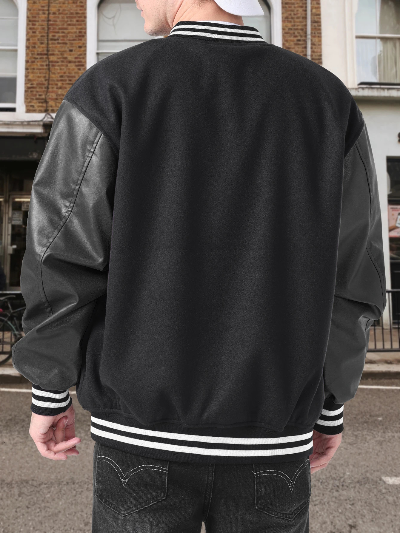 Mens Varsity Jackets Classic Baseball College High School WoolFaux Leather Bomber Jacket Unisex Colorful Club Outerwear Coats 250313