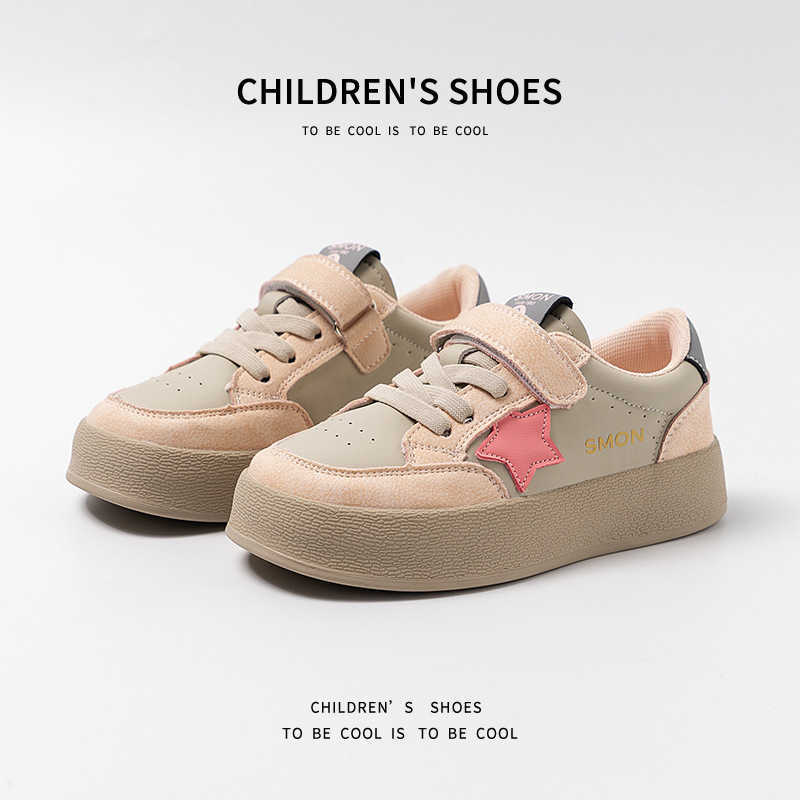 Athletic Outdoor Versatile 2025 Spring Mid to Large Casual Korean Edition Boys and Childrens Board Girls Sports Shoes Soft soled C260130