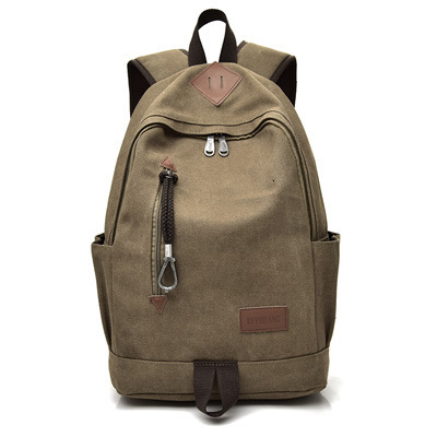 Fashionable and trendy casual canvas backpack, travel bag, high school student backpack for men, designer bag