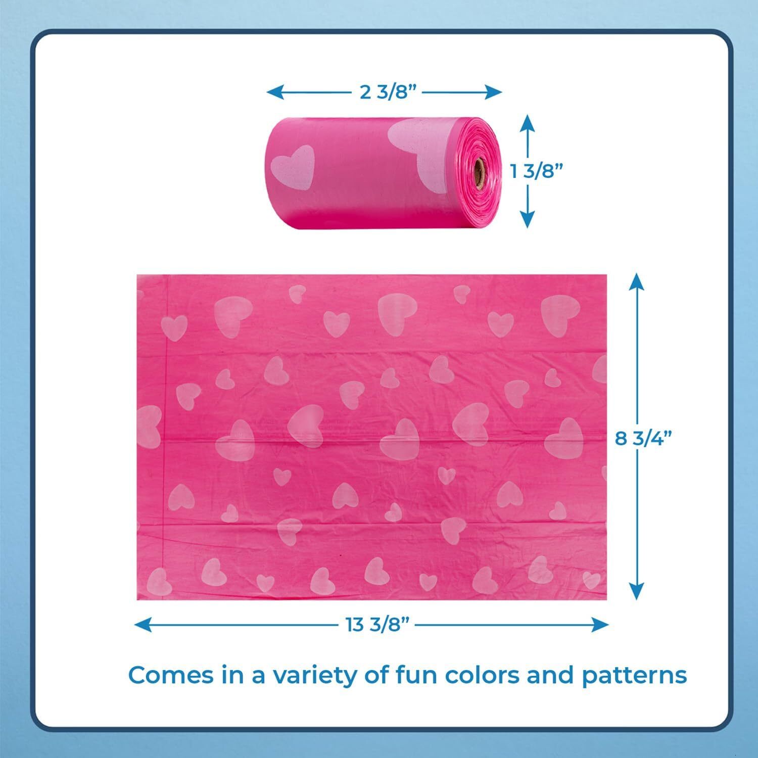best pet supplies dog manure bag 150 bags refuses to clean suitable for outdoor puppy walking and travel leak proof and tearproof thick plastic variou