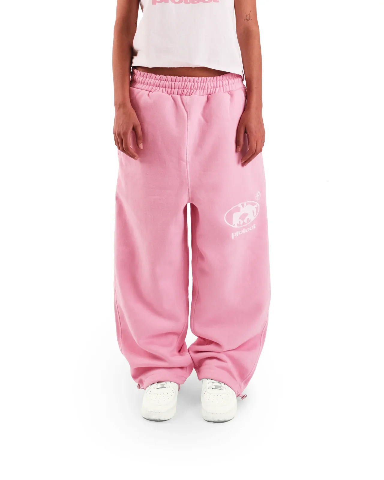 Retro PROTECT Sweatpants Women Letter y Pants Streetweer Loose Casual Straight Y2K Harajuku Hip Hop Jogging Trousers 250313