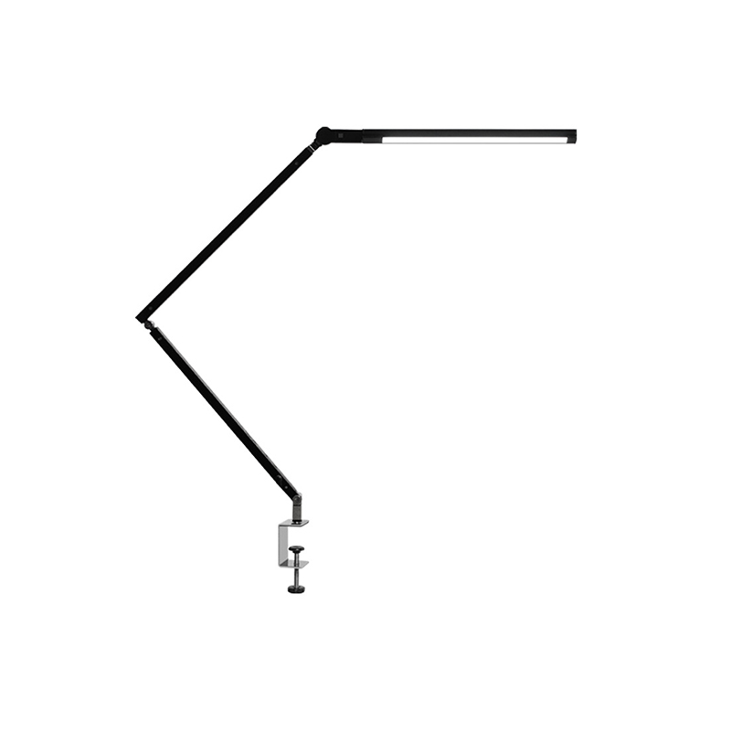 LED Desk Lamp with Clamp Architect Desk Lamps Adjustable Swing Arm Eye Protection 5 Brightness Table Light Modern Computer Lighting for Home Indoor Of