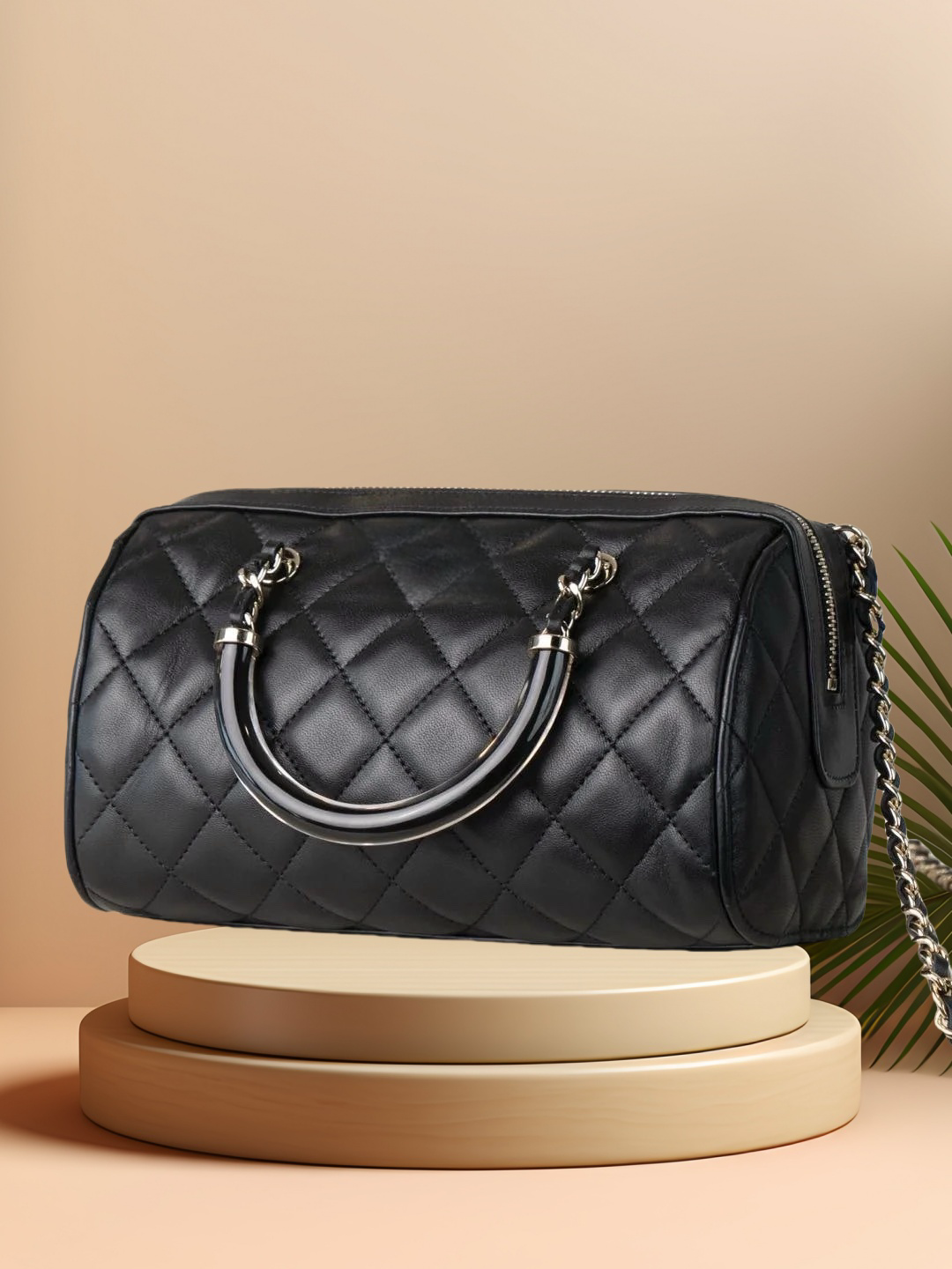 Master quality mirror quality 25 years new style bowling handbag designer bag fabric printed bag high quality shoulder bag clutch bag