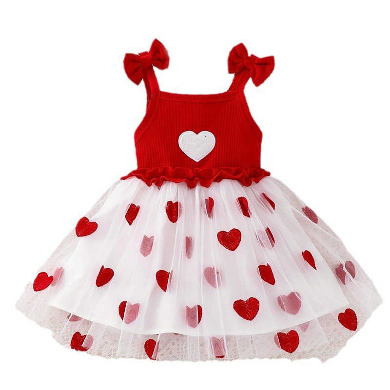 Girl's Dresses New children's dress for girls, baby girls, summer girls, baby girls, children's clothing, sleeveless princess dress, su