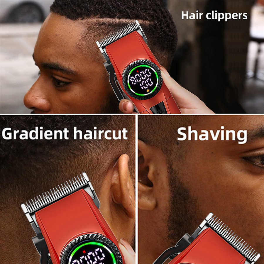Aoko D6 electric cutting clipper hair salon special electric fader digital display electric USB charging W240806