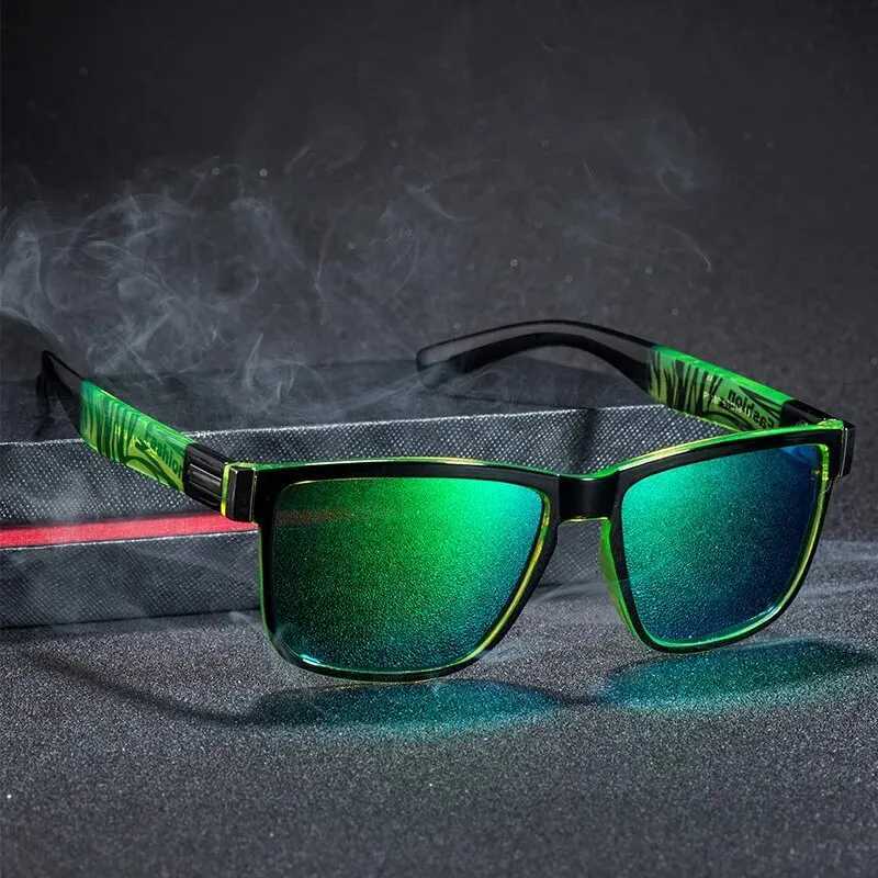 Fashion mens polarized sunglasses luxury brand designer sunglasses retro square driving fishing UV400 mens glasses W250315