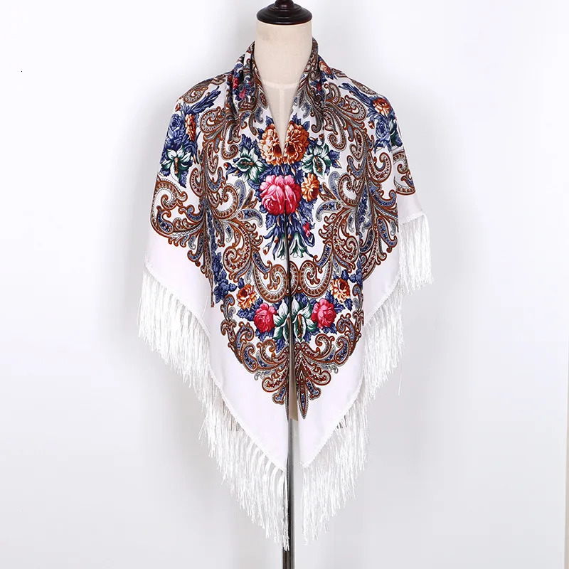 Russian scarf Ukrainian shawl handle Polish folk shawl vintage neck headscarf border lace antique womens headscarf 250314