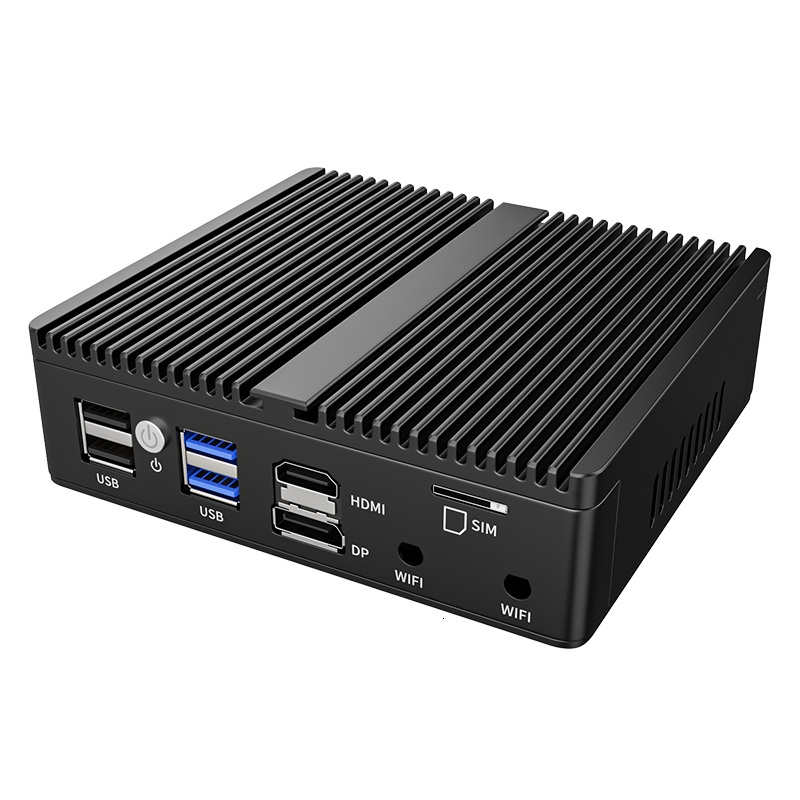 Fanless Mini PC Intel Alder Lake N100 N5105 Soft Router 4x Intel 226 2.5GBPs LAN HD DP pfSense Firewall Appliance ESXI AES-NI