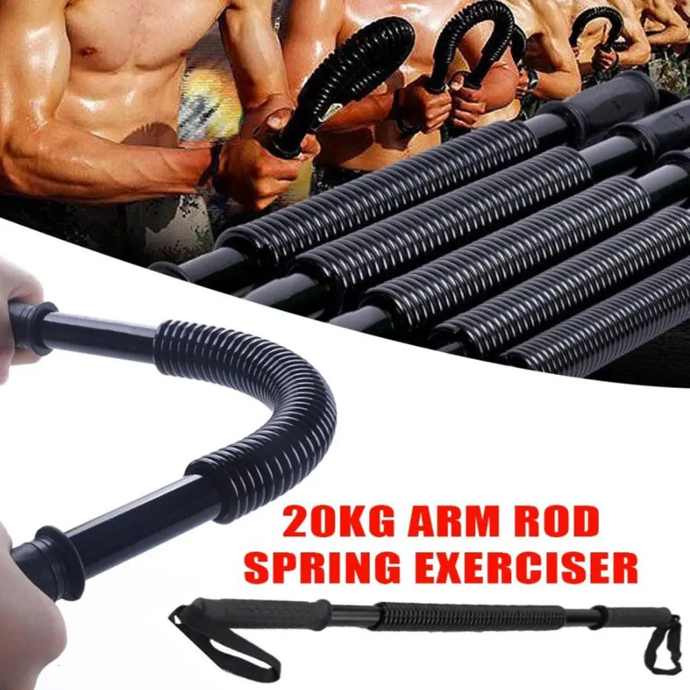 Arm Chest Strength Training Spring Power Twister Bar Developer Sport Tools Men 20KG Hosue Adult Exercise Office Unisex Fitn Z9O5 250314