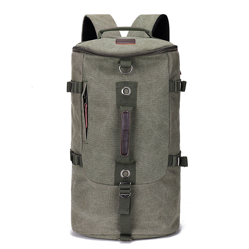 Fashionable backpack bag, large capacity men's outdoor travel sports backpack, trendy canvas student designer bag
