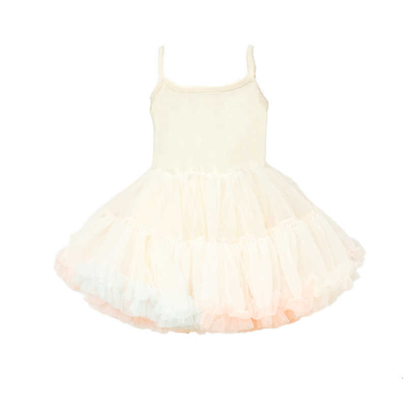Girl's Dresses Girls' Summer New Style Little Girl Strap Skirt Rainbow Cute Puff Skirt Sweet Princess Skirt
