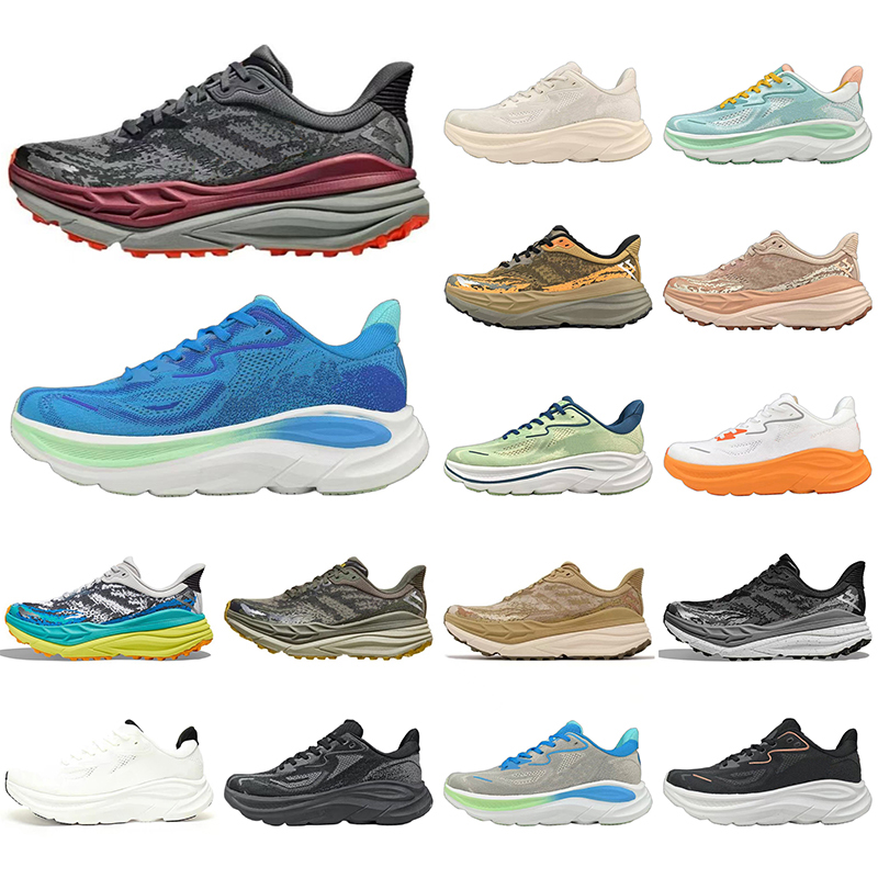 2025 Clifton 10 Casual Bondi 2 Cliftons Shoes Sports Harbor Mist Black White Carbon X 2 Free People Designer Athletic Bondis 10 Mens Women S s 36-45