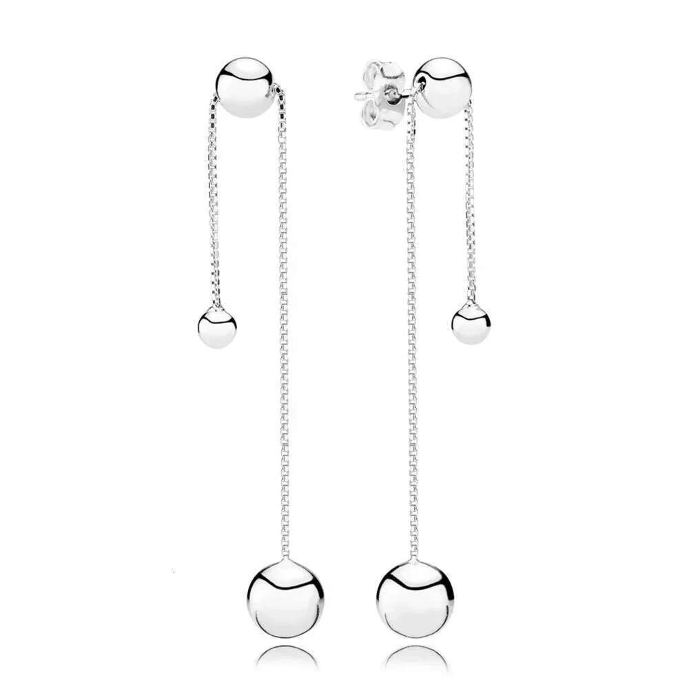 925 Sterling Silver New String Of Beads Collection Ring Hoop Earrings Necklace SLIDING BRACELET Hanging Charm