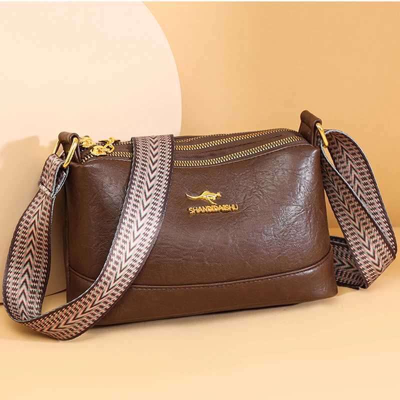 Sac A Main High Quality Soft Leather Luxury Purses And Handbags Female Bags Designer Multilayer Women Shoulder Crossbody Bags Y250315
