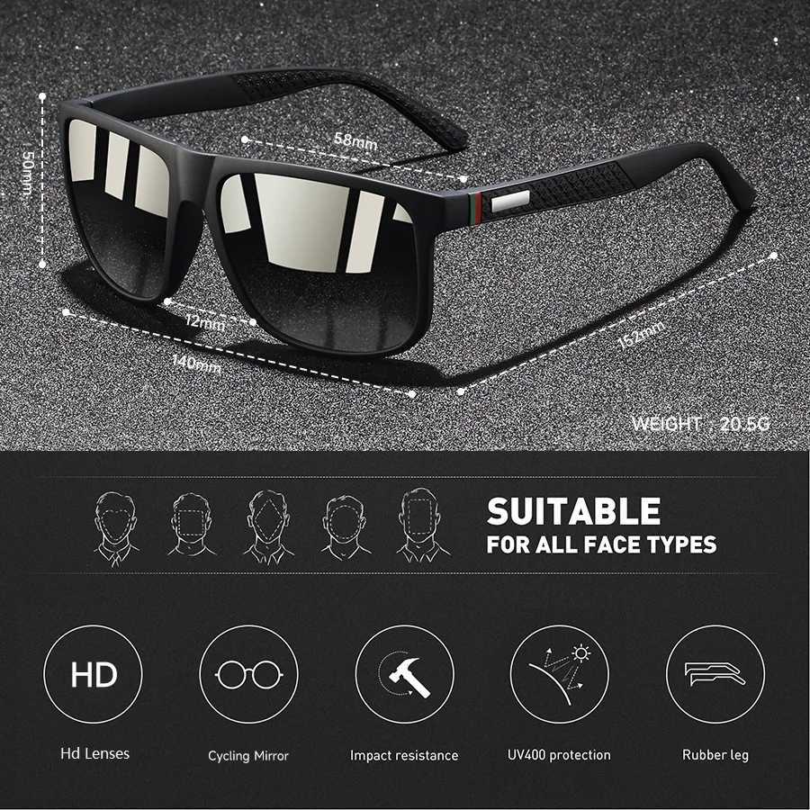 3 fashionable colored striped retro checkered pattern sunglasses for mens driving fishing sunglasses for mens glasses UV400 W250315