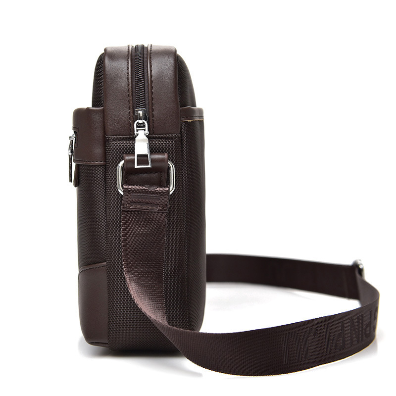 Business Fashion Korean Men's Single Shoulder Crossbody Trendy Backpack Oxford Cloth Small designer bag