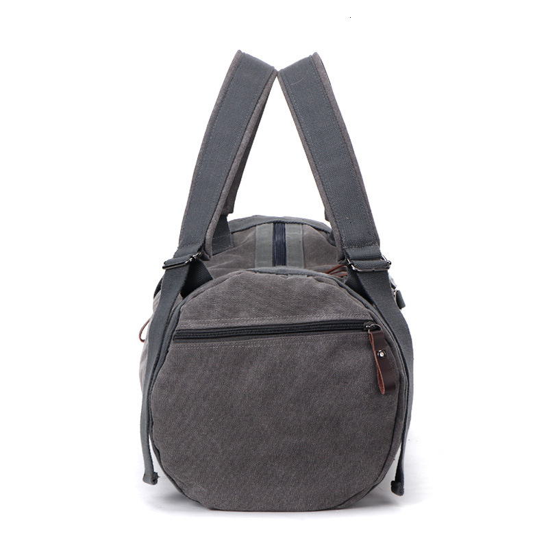 Fashion outdoor sports backpack, large capacity fitness canvas travel unisex bucket designer bag