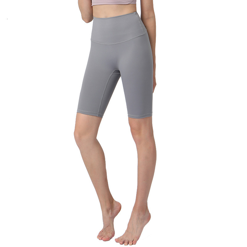 nylon tracksuit suede no T awkward line yoga women's high waisted five point shorts cycling sports fitness pants leggings