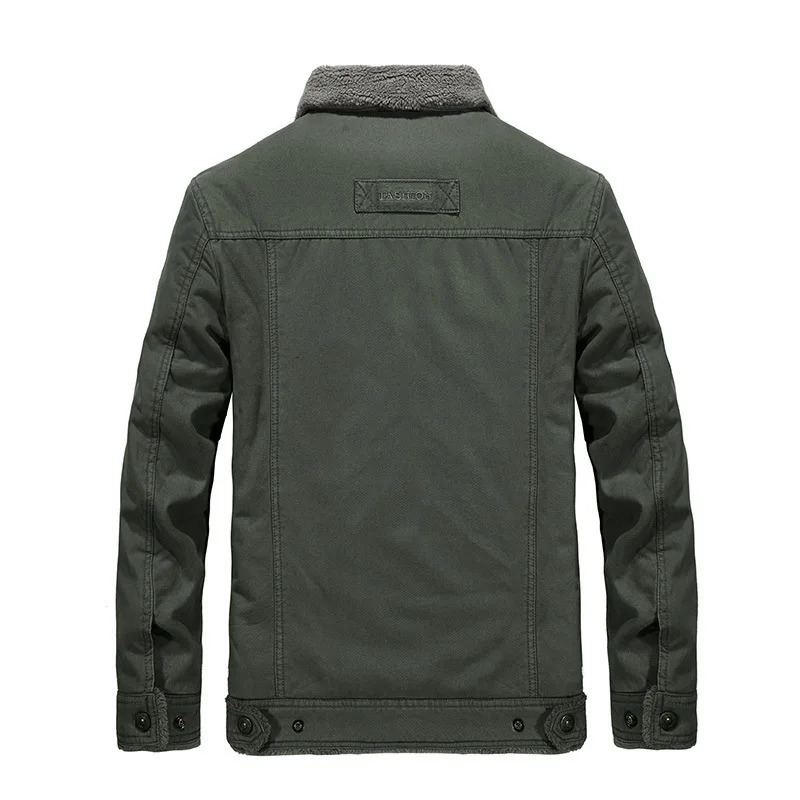 FGKKS Mens Casual Jacket with Wool Slimming Fashion Coat High Quality n Street Clothing 250313