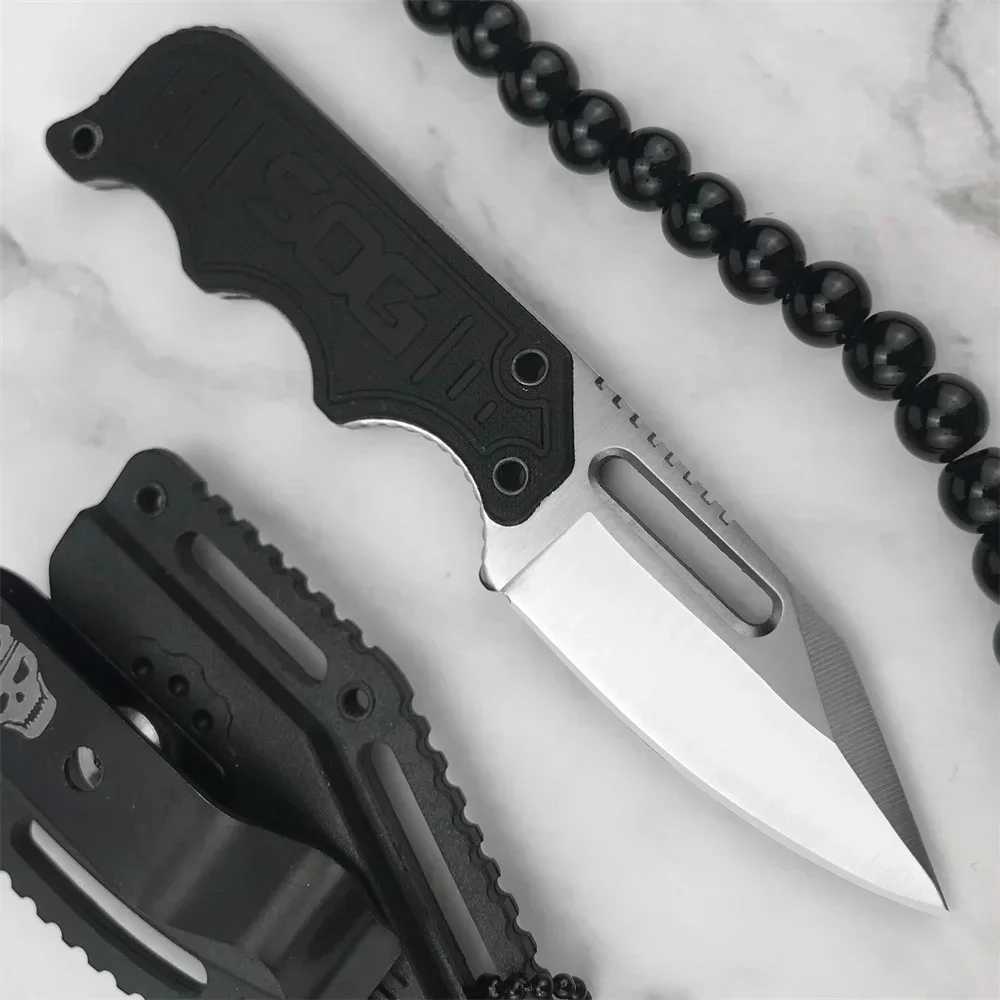 New Arrival GB Bear Grylls Paracord Fixed Blade Knife 8Cr13Mov Blade Nylon Rope Handles Protable Tactical Knife Safety Rescue Edc Multitool Z250314