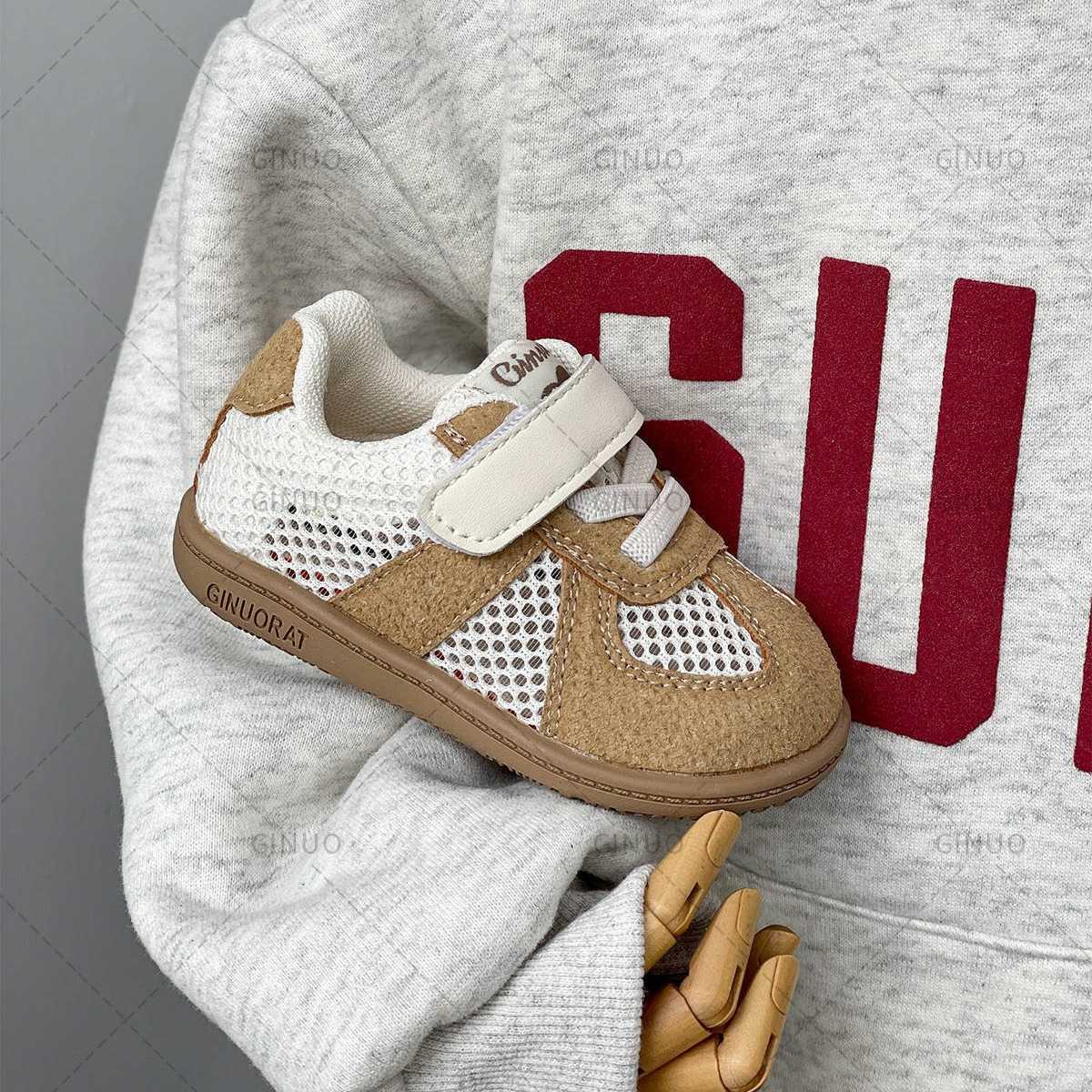 Athletic Outdoor 15-30 Baby spring and summer baby walking shoes soft soled breathable mesh shoes girls board shoes boys sports shoesY25031430JE