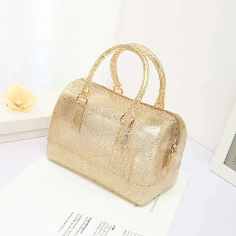 2024 Summer Popular Jelly One Shoulder Crossbody Portable Pillow Bag, Aron Color Fashion Women's Candy Bag Medium