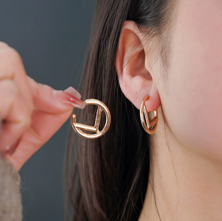 Gold Designer Hoops and Huggies Earrings - Perfect Wedding Jewelry Gift for Brides