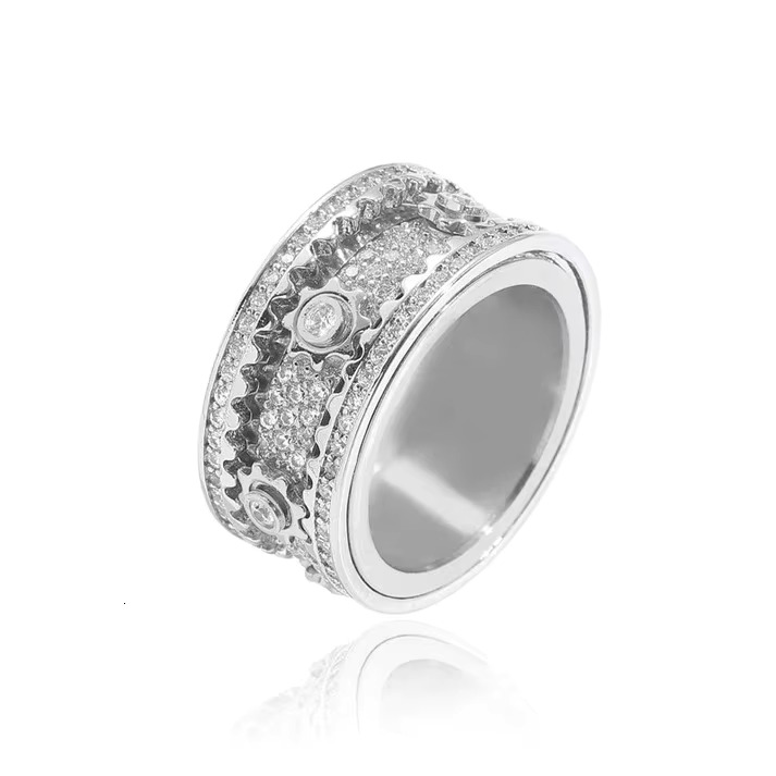 Export Quality Fine Jewellery 14K Gold Hip Hop Original Moissanite Ring Available at Wholesale Price From India