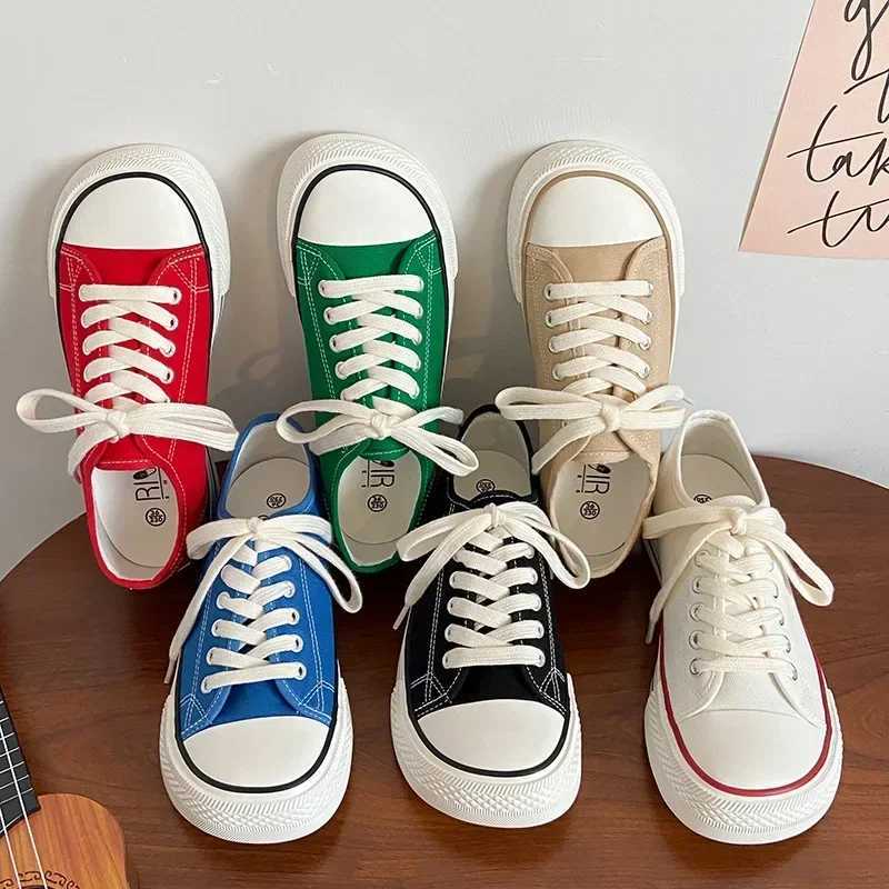 Womens canvas shoes womens fashionable summer casual sports shoes student casual shoes high-end womens vulcanized shoes Y250315