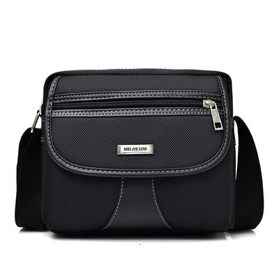 Trendy and fashionable Korean version men's single shoulder crossbody backpack Oxford cloth small designer bag