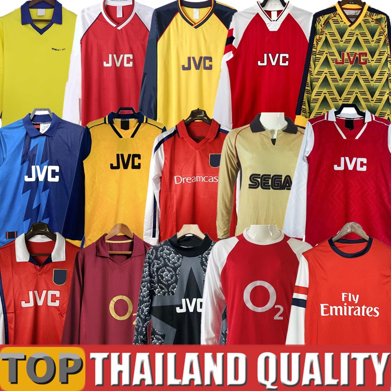 2005 2006 HENRY BERGKAMP RETRO Soccer Jerseys 2006 97 PERSIE VIEIRA MERSON ADAMS Football Shirt Long Sleeve Uniforms 02 03 05 05 06 92 93 94 95 96 98 99 Vintage Classic