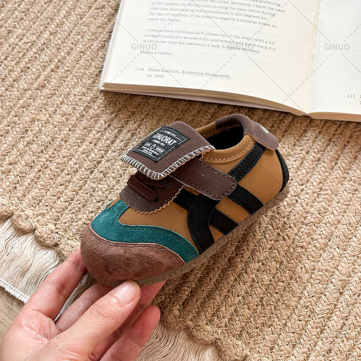 Athletic Outdoor 18-30 Childrens board shoes mens moral training shoes womens casual shoes soft soled baby walking shoes autumn editionY2503142WJ9